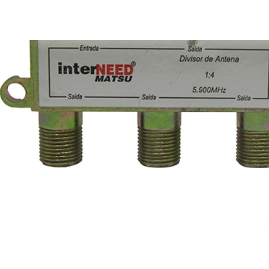 Interneed Divisor Cabo Coaxial 4X75 - Kit C/10 Pc Interneed Divisor Cabo Coaxial 4X75 - Kit C/10 Pc