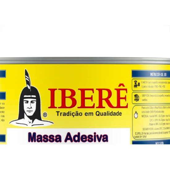 Ibere Massa Plastica Branca 400 Grs - Kit C/12 Pc Ibere Massa Plastica Branca 400 Grs - Kit C/12 Pc