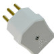 Perlex Pino Gigante 2P+T 10A 2055 - Kit C/10 Pc