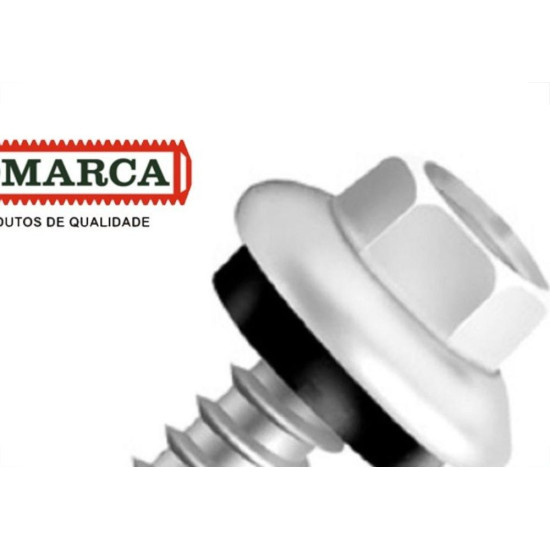 Jomarca Diversas Parafuso Brocante Sextavado 12X1 T12100 - Kit C/2 Centos Jomarca Diversas Parafuso Brocante Sextavado 12X1 T12100 - Kit C/2 Centos