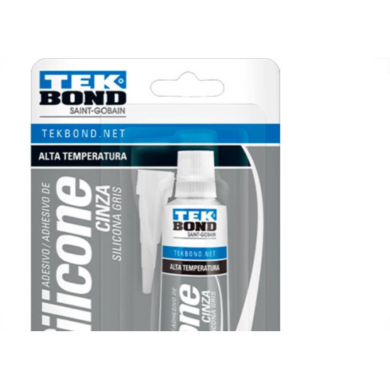 Tek Silicone Alta Tp.Cinza 50G Blis