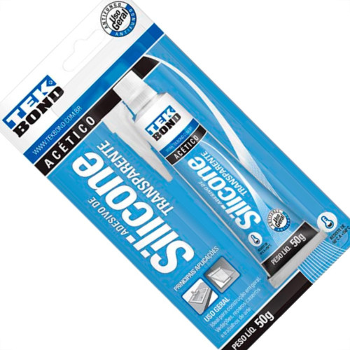 Tek Silicone Bond Acet.Inc.50G Blis - Kit C/12 Bl