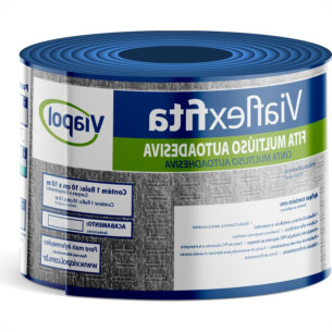 Viapol Fita Adesiva Multuso Viaflex 10Cmx10Mt