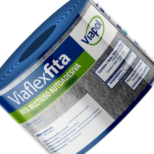 Viapol Fita Adesiva Multuso Viaflex 10Cmx10Mt