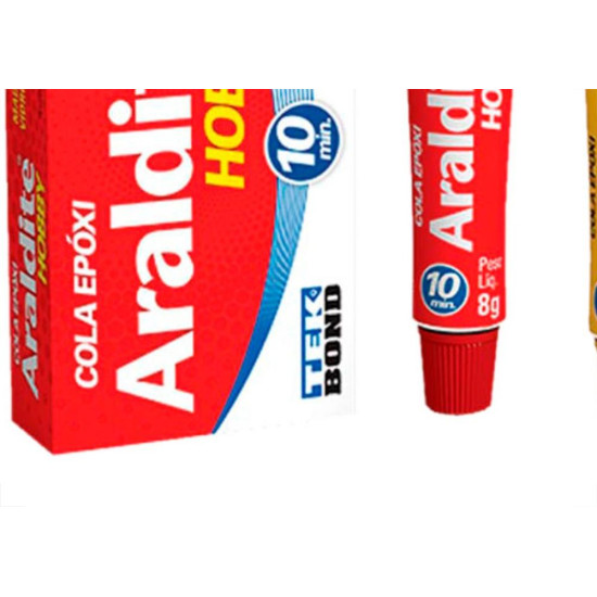 Tek Bond Araldite Hobby 16Gr (10 Minut) - Kit C/6 Pc Tek Bond Araldite Hobby 16Gr (10 Minut) - Kit C/6 Pc