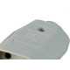 Radial Pino Femea 2P  10A Cinza - Kit C/10 Pc