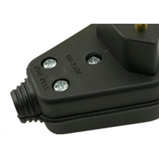 Radial Pino Gigante 2P  Preto 10A - Kit C/10 Pc