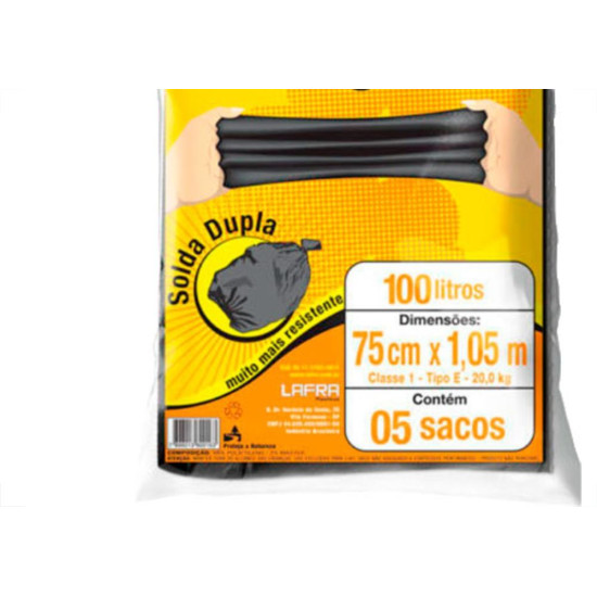 Lafra Saco P/Lixo Bom Ref.100Lt C/05-0030 Lafra Saco P/Lixo Bom Ref.100Lt C/05-0030