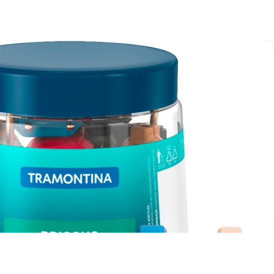 Tramontina Pino Macho 2P Color.Pote - Kit C/42 Pc Tramontina Pino Macho 2P Color.Pote - Kit C/42 Pc