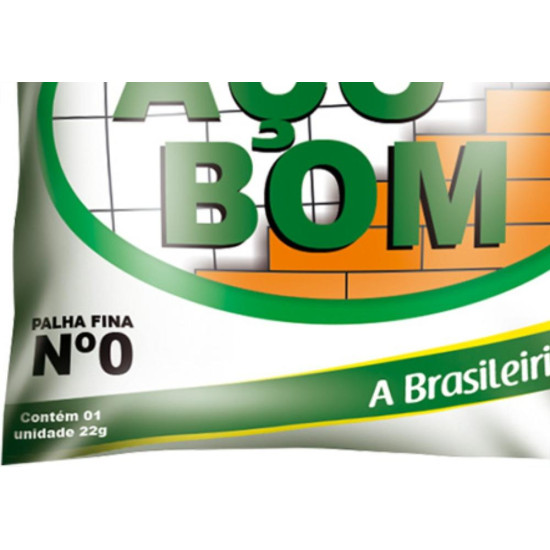 Aco Palha De N.0 - 22Gr - Kit C/20 Pc Aco Palha De N.0 - 22Gr - Kit C/20 Pc