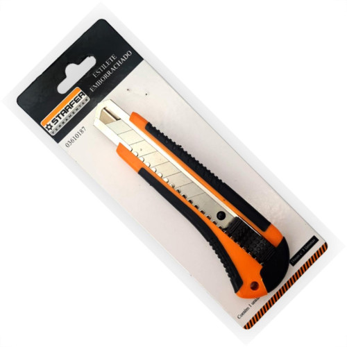 Starfer Estilete Emborrachado C/3 Laminas Starfer Estilete Emborrachado C/3 Laminas