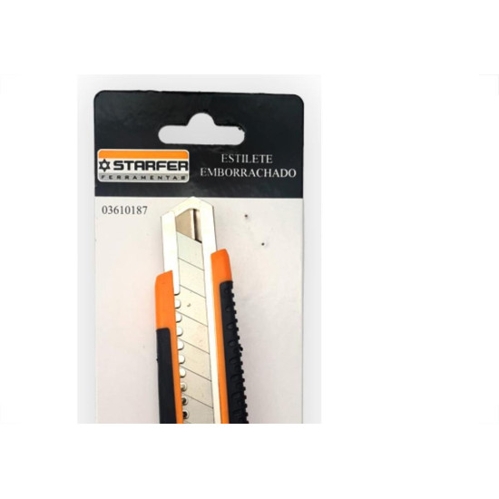 Starfer Estilete Emborrachado C/3 Laminas Starfer Estilete Emborrachado C/3 Laminas