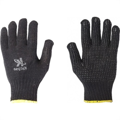 Kalipso Luva Malha Tric. Preta T09 - Kit C/12 Pr Kalipso Luva Malha Tric. Preta T09 - Kit C/12 Pr