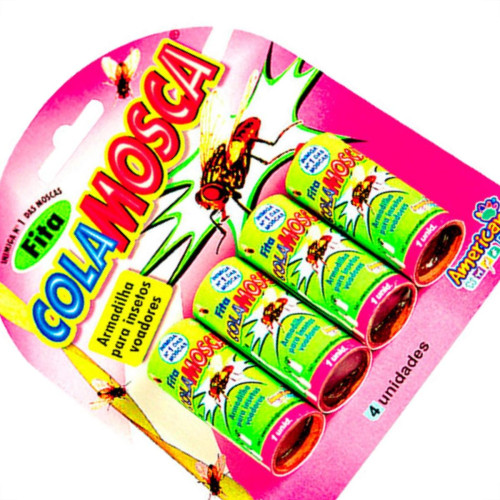 American Pets Fita Cola Mosca Blister C/04