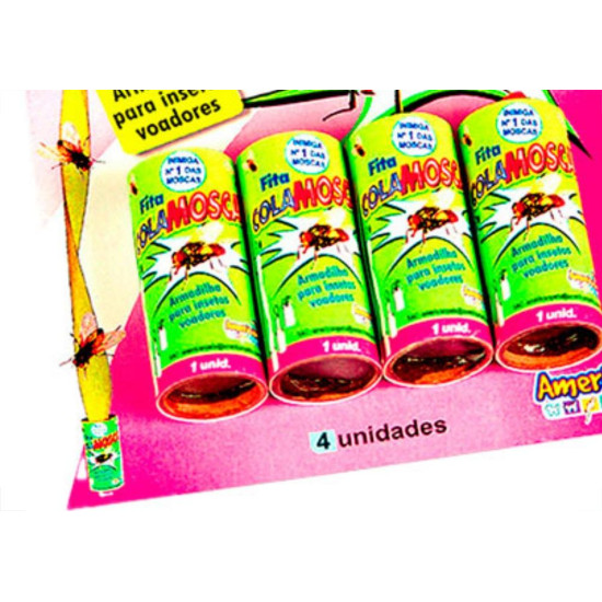 American Pets Fita Cola Mosca Blister C/04