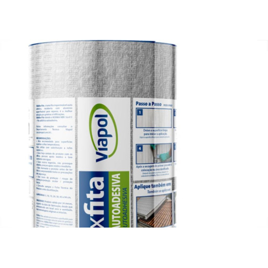Viapol Fita Adesiva Multuso Viaflex 30Cmx10Mt