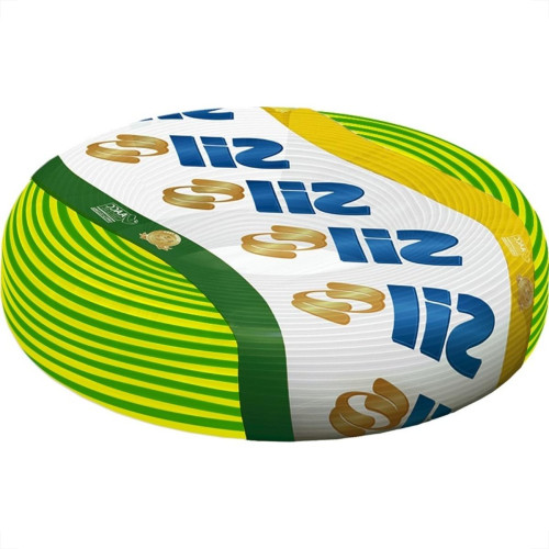 Sil Fio Caboflex. 2,5Mm Am/Vd 100Mt Sil Fio Caboflex. 2,5Mm Am/Vd 100Mt