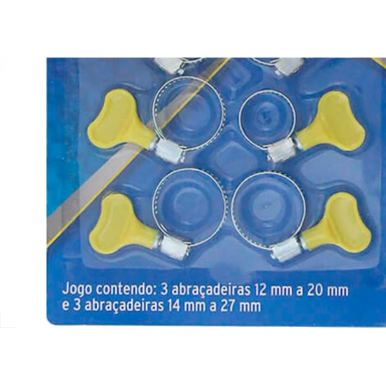 Western Jg Abracadeiras 6Pc -8628