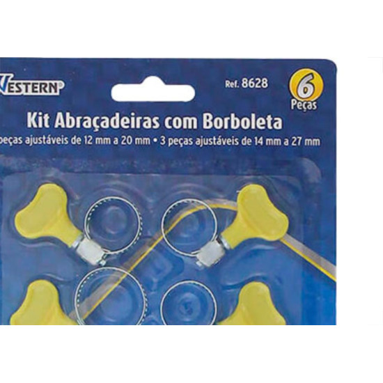 Western Jg Abracadeiras 6Pc -8628