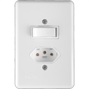 Ilumi Conj  Br.1 Int+1Tomada(s) 10A -20200