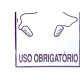 Look Placa Sinalizacao 20X30 Epi P.Auricular Look Placa Sinalizacao 20X30 Epi P.Auricular