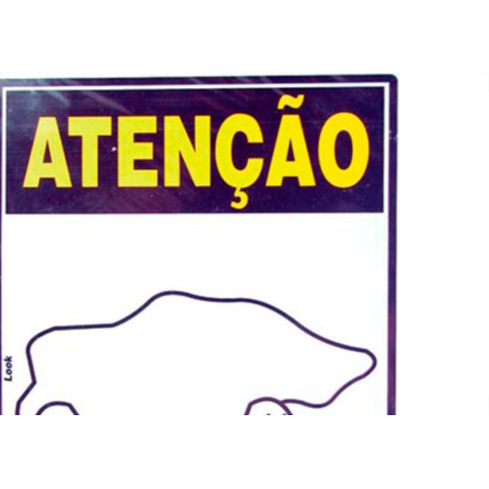 Look Placa Sinalizacao 20X30 Epi P.Auricular Look Placa Sinalizacao 20X30 Epi P.Auricular