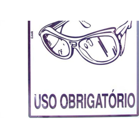 Look Placa Sinalizacao 20X30 Epi Oculos Seg Look Placa Sinalizacao 20X30 Epi Oculos Seg