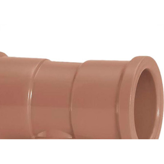 Amanco Tee Soldavel Red 50Mm X 32Mm Amanco Tee Soldavel Red 50Mm X 32Mm