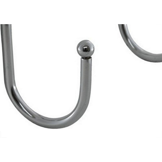 M.S.Ganchos Cabide M.S 2-Duplo Metal Cromado