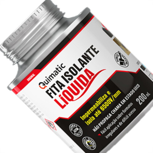 Tapmatic Fita Isol. Liquida Preta Quimatic 200Ml