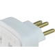 Daneva Pino Ad.2P+T Branco 10A 1661 - Kit C/12 Pc Daneva Pino Ad.2P+T Branco 10A 1661 - Kit C/12 Pc