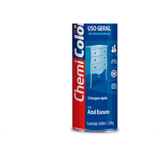 Chemicolor Spray Chemic.Geral Azul Escur.400Ml Chemicolor Spray Chemic.Geral Azul Escur.400Ml
