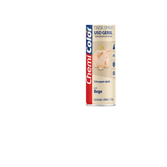 Chemicolor Spray Chemic.Geral Bege 400Ml Chemicolor Spray Chemic.Geral Bege 400Ml