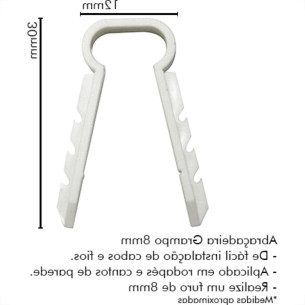 Sforplast Eletrica Abracadeira Gramp Sfor 8Mm C/100
