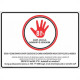 Look Placa Sinalizacao 20X25 Proi.Alcool -18 Look Placa Sinalizacao 20X25 Proi.Alcool -18