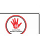 Look Placa Sinalizacao 20X25 Proi.Alcool -18 Look Placa Sinalizacao 20X25 Proi.Alcool -18