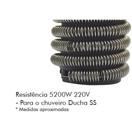 Corona Resist. P/Ducha Ss 220V Corona Resist. P/Ducha Ss 220V