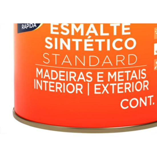 Universo Tinta Esmalte Sintetico 1/16 = (225Ml) Vermelho