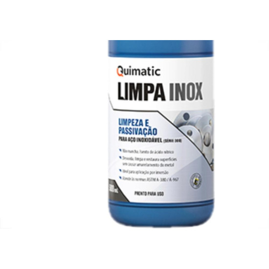 Tapmatic Limpador De Aco Inox 500Ml Quimatic