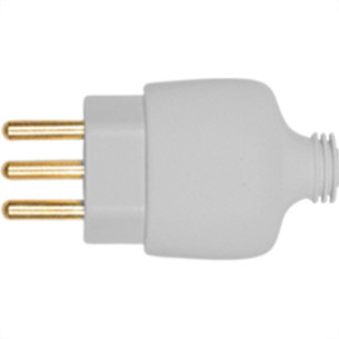 Ilumi Pino Macho 2P+T  Robus.20A Cza - Kit C/10 Pc