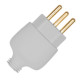 Ilumi Pino Macho 2P+T Robus.20A Cza - Kit C/10 Pc Ilumi Pino Macho 2P+T Robus.20A Cza - Kit C/10 Pc