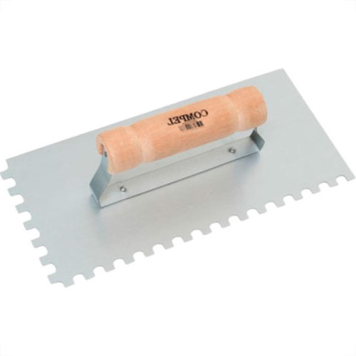 Compel Desempenadeira Aco Dentada 10Mm Compel Desempenadeira Aco Dentada 10Mm