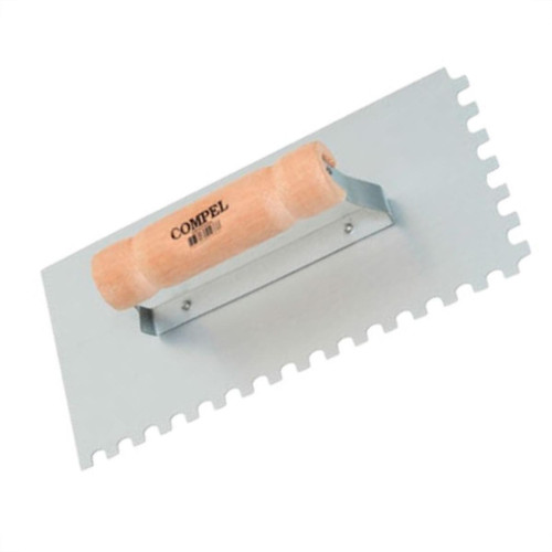 Compel Desempenadeira Aco Dentada 10Mm Compel Desempenadeira Aco Dentada 10Mm