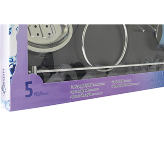 Hidrolar Kit Aces.P/Wc Inox 5Pc Hidrolar Kit Aces.P/Wc Inox 5Pc