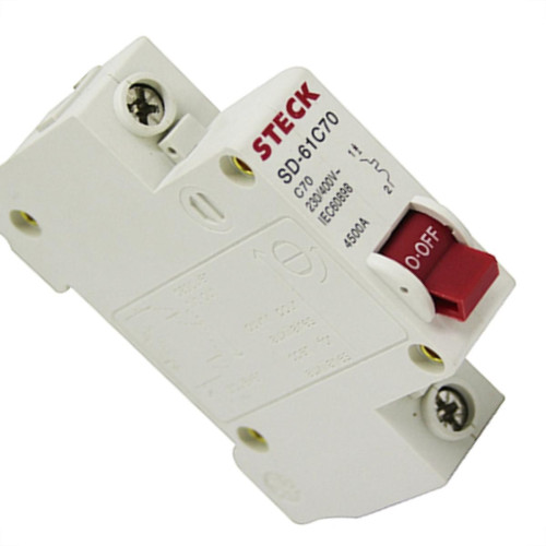 Steck Disjuntor Din.1P 70A C 4,5Ka Steck Disjuntor Din.1P 70A C 4,5Ka