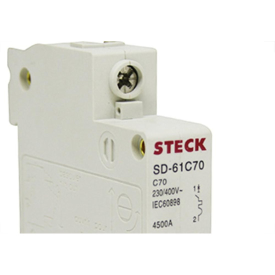 Steck Disjuntor Din.1P 70A C 4,5Ka Steck Disjuntor Din.1P 70A C 4,5Ka