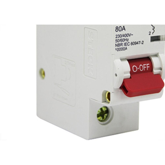 Steck Disjuntor Din.1P 80A C 10Ka