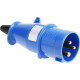 Steck Plug 2P+T 16A Azul 3076 Steck Plug 2P+T 16A Azul 3076