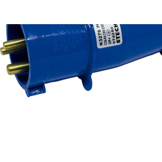 Steck Plug 2P+T 32A Azul 3276