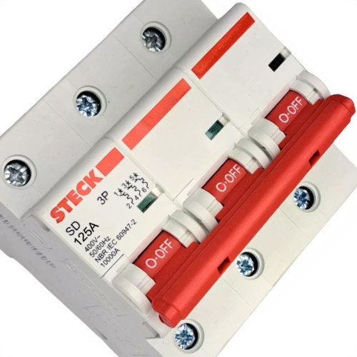 Steck Disjuntor Din.3P 125A C 10Ka